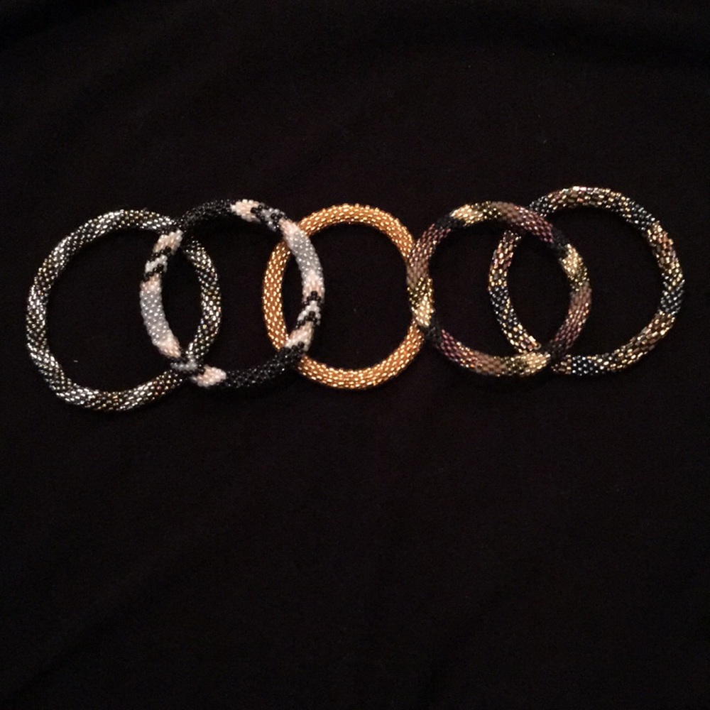 5 bracelets